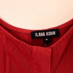 Ilana Kohn Leroy Jumpsuit. Red (Terry), Small
